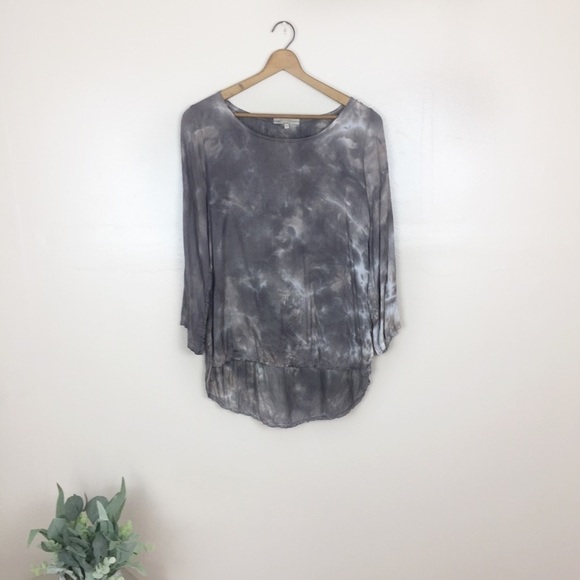 Prontomoda Giusy Silk Tie Dye Blouse - Picture 1 of 8